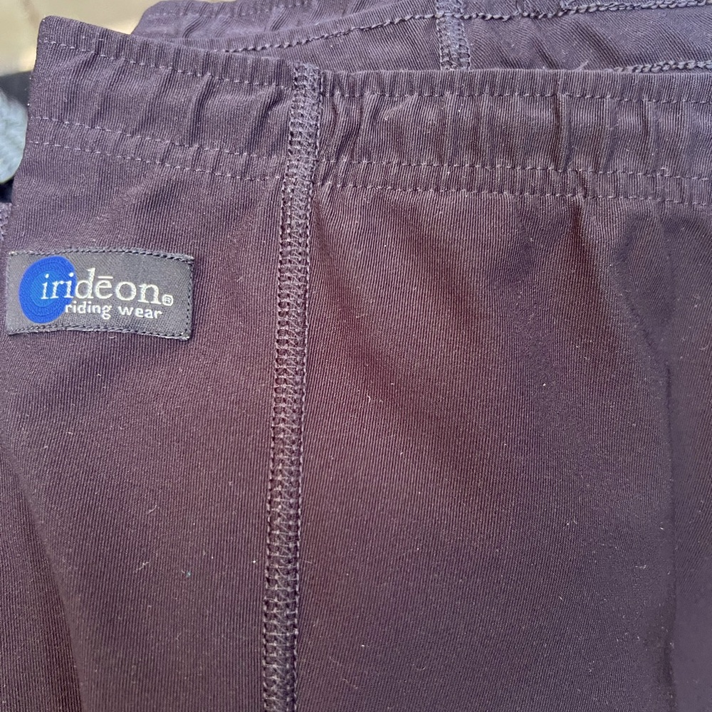 Irideon Riding Wear Knee Patch Riding Tights  in Black 2X